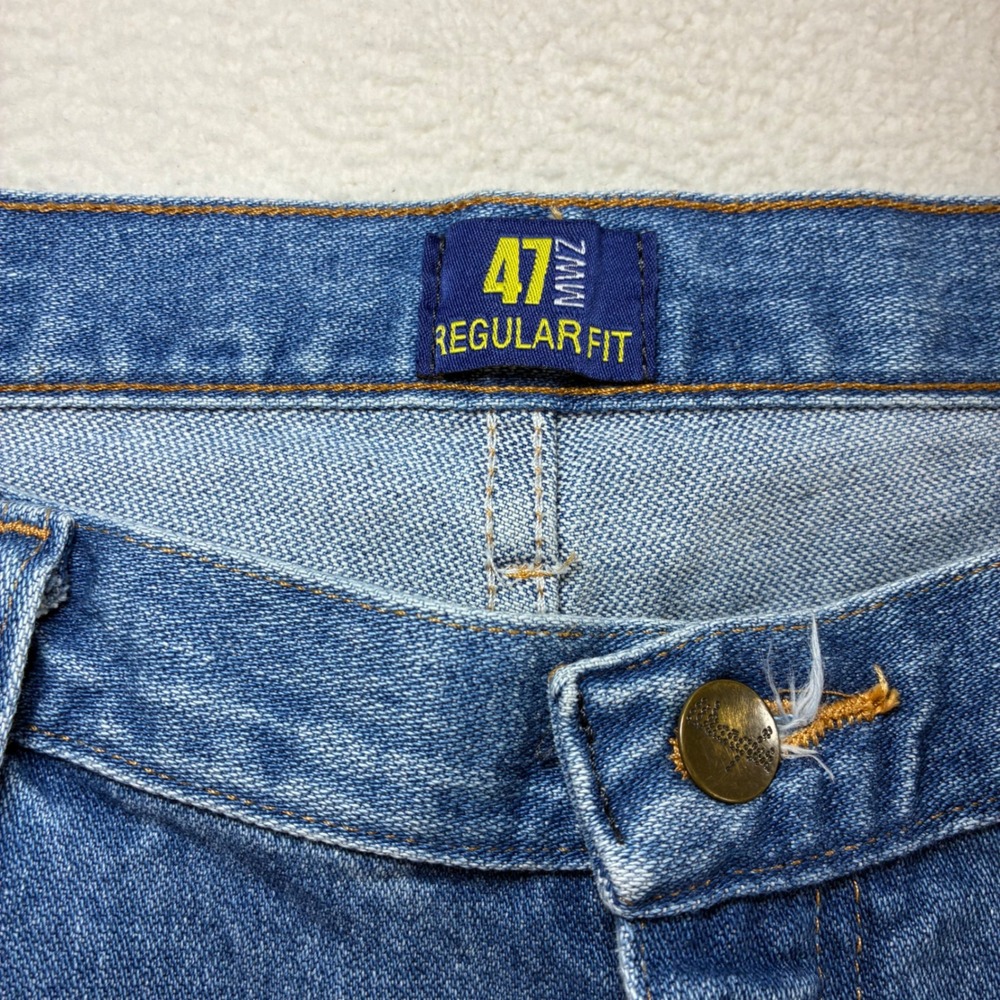 Wrangler 47MWZ Cowboy Cut Jeans Men 36x32 Blue Premium Performance Regular NWT - Picture 4 of 8